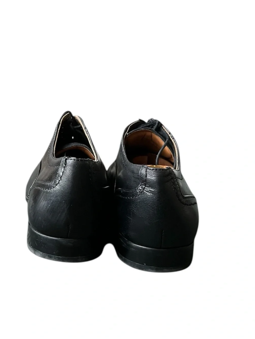 Aldo Men’s Black Oxford Lace up Dress Shoes pointed toe Size 10.5